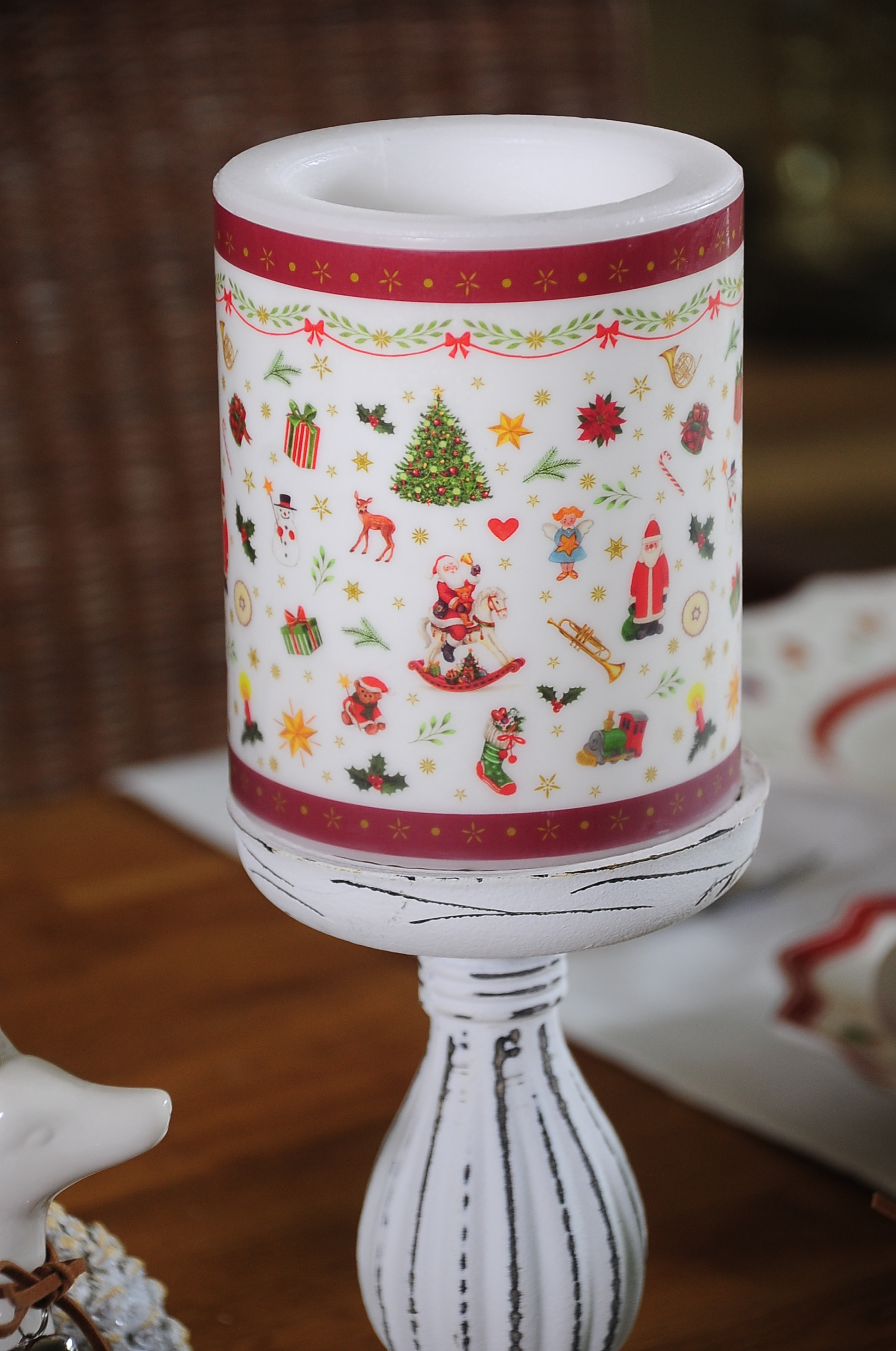 Echtwachskerze "Toys" 2tlg. – Bild 2