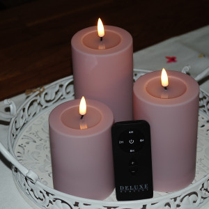 Fernbedienung für LED Kerzen mit Flüssigwachsspiegel