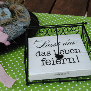 Servietten "Lasst uns..."